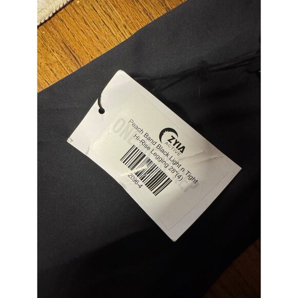NEW ZYIA Peach Band Light n Tight Hi Rise Legging 28" Size 4 - Picture 5 of 6